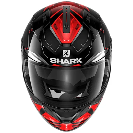CASCO SHARK RIDILL 1.2 MECCA BLACK / RED / SILVER
