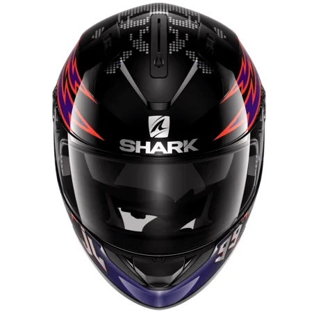 CASCO SHARK RIDILL 1.2 REPLICA LORENZO CATALAN BAD BOY BLACK / BLUE / ORANGE