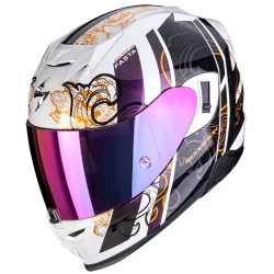 CASCO SCORPION EXO-520 AIR FASTA WHITE CHAMELEON
