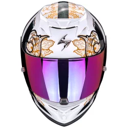 CASCO SCORPION EXO-520 AIR FASTA WHITE CHAMELEON 2