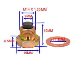 Tapón Carter Magnético tecnium M14x1.5mm 2