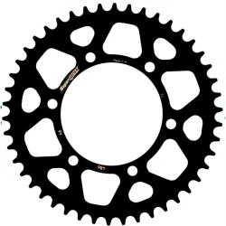 SUPERSPROX Corona Transmisión Aluminio KAWASAKI y YAMAHA 520 REF: RAL486X46BLK