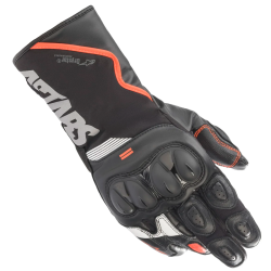 GUANTES ALPINESTARS SP-365 DRYSTAR BLACK / RED FLUO / WHITE