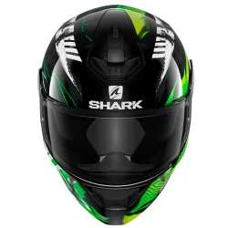 CASCO SHARK D-SKWAL 2 PENXA BLACK / GREEN / YELLOW 2