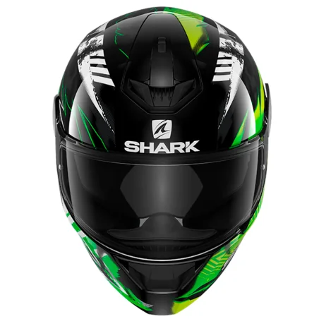 CASCO SHARK D-SKWAL 2 PENXA BLACK / GREEN / YELLOW