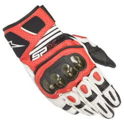 GUANTES ALPINESTARS SP X AIR CARBON V2 BLACK / WHITE / BRIGHT RED