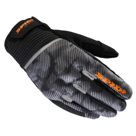 GUANTES SPIDI FLASH CE BLACK CAMOUFLAGE / ORANGE