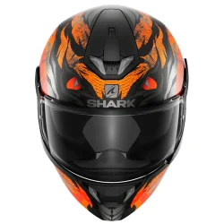 CASCO SHARK SKWAL 2.2 REPLICA IKER LECUONA MATT BLACK / ORANGE / SILVER 2