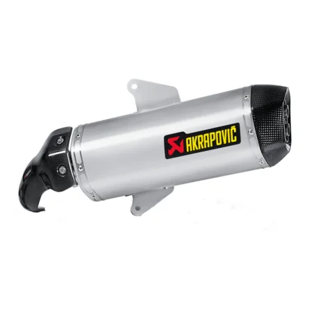 SILENCIADOR SLIP ON AKRAPOVIC INOX GILERA GP 800 2008-15
