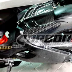CARBON 2 RACE Guardabarros Trasero Carbono KAWASAKI ZX-6R 2009-2023 2