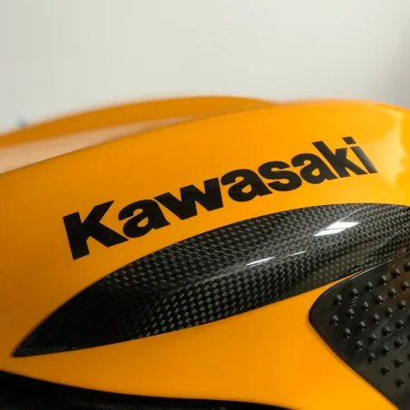 CARBON 2 RACE Deslizadores de Depósito Carbono KAWASAKI ZX-10R 2004-2007