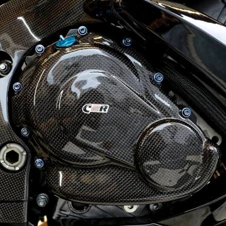 CARBON 2 RACE Protector / Tapa Embrague Carbono SUZUKI GSX-R 600 / 750 2008-2016