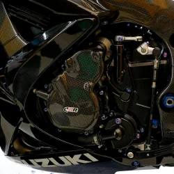 CARBON 2 RACE Protectores / Tapas Motor Carbono SUZUKI GSX-R 600 / 750 2008-2021 2