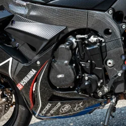 CARBON 2 RACE Protectores de Chasis Carbono SUZUKI GSX-R 600 / 750 2006-2010 2