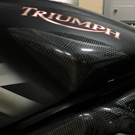 CARBON 2 RACE Deslizadores de Depósito Carbono TRIUMPH DAYTONA 675 2006-2012