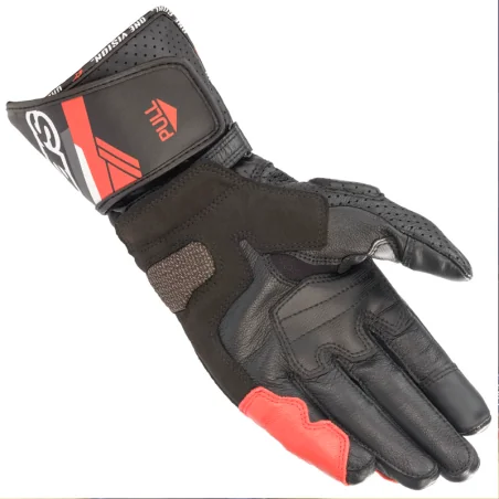 GUANTES ALPINESTARS SP-8 V3 BLACK / WHITE / BRIGHT RED
