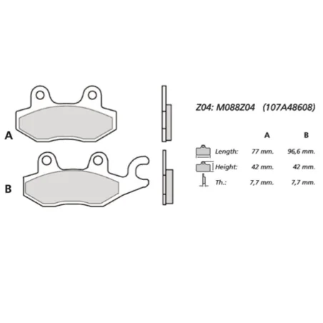 Pastillas de freno BREMBO Z04 KAWASAKI