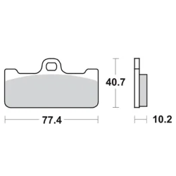 SBS Pastillas de freno P695-DS1 REF P695DS1 2