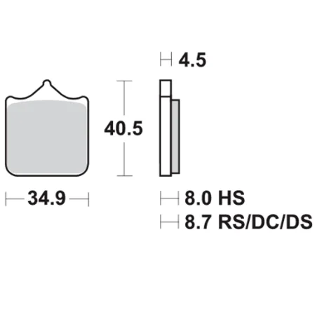 copy of Bremsbeläge SBS P870-DC DUAL CARBON