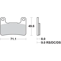 SBS Pastillas de freno P806-DS1 2