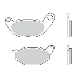 Pastillas de freno SBS P931-DS1 DUAL SINTER 2