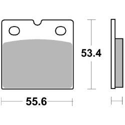 Pastillas de freno SBS P506-DS2 DUAL SINTER 2