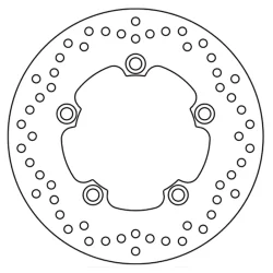 Brembo 68B40750 Disco Trasero serie ORO YAMAHA 2