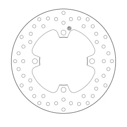 Brembo 68B407P8 Disco Trasero ORO KAWASAKI ZX-10R / RR. 2