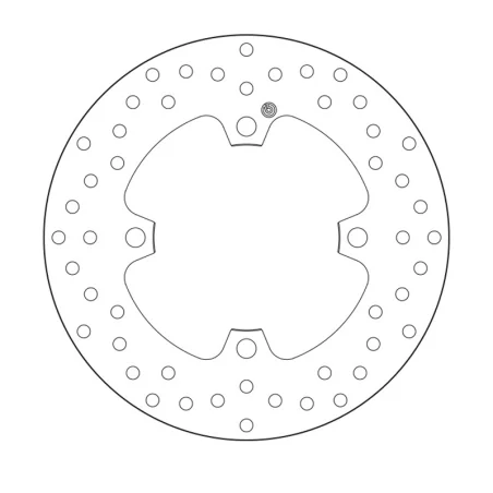 Brembo 68B407P8 Disco Trasero ORO KAWASAKI ZX-10R / RR.