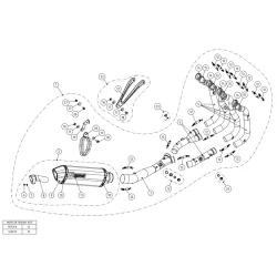 KOMPLETTER AUSPUFF AKRAPOVIC CARBON BMW S 1000 R 2010-2014 2