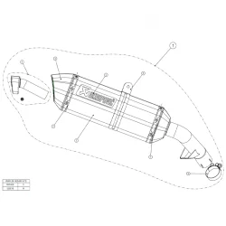 AKRAPOVIC TITAN GENEHMIGT SCHALLDÄMPFER HONDA VFR 800 F / X 2014-15 2
