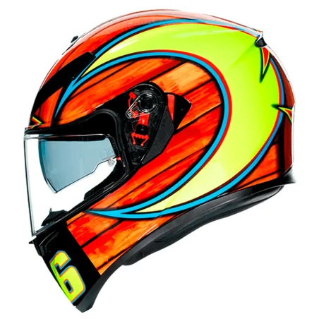 Casco Agv K-3 SV Pinlock Maxvision ROSSI MUGELLO 2004