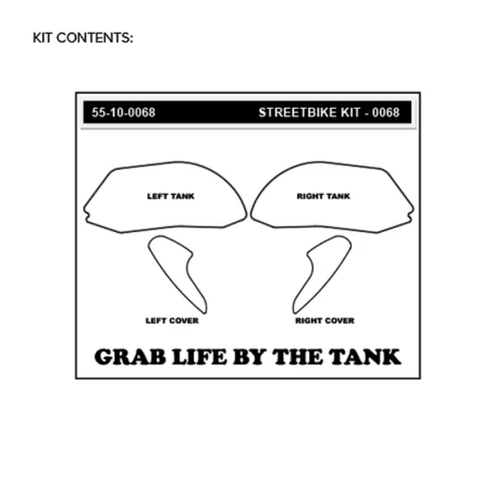 STOMPGRIP Kit de adhesivos DUCATI 1199/1299 REF: 55-10-0068
