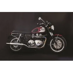 Porta matrícula fijo EVOTECH Triumph Bonneville / Thruxton / Scrambler 2