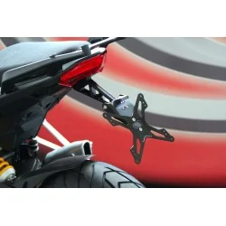 Porta matrícula EVOTECH Ducati Multistrada '10-14 (con maletas) 2