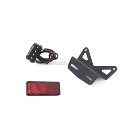 Kit accesorios porta matrícula 45º