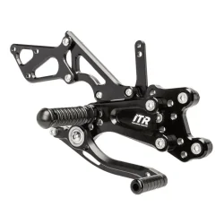 ITR ESTRIBERAS MULTIREGULABLES HONDA CBR 600 RR 2007-2018 NEGRO 2