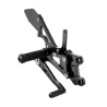 ESTRIBERAS MULTIREGULABLES HONDA CBR 1000 RR 04-07 / 600 RR 03-06 NEGRO