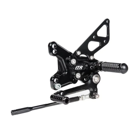 ESTRIBERAS MULTI REGULABLES - KAWASAKI ZX10R 2011-2015 - NEGRO