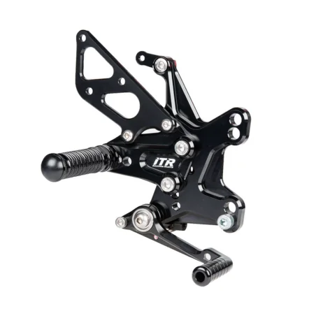 ESTRIBERAS MULTI REGULABLES - KAWASAKI ZX10R 2011-2015 - NEGRO