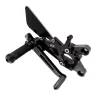 ITR MEHRFACH VERSTELLBARE FUSSRASTEN - YAMAHA R6 2006-2020 - SCHWARZ IT2032N