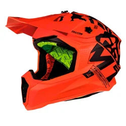CASCO MT MX802 FALCON KARSON F3 NARANJA FLUOR MATE