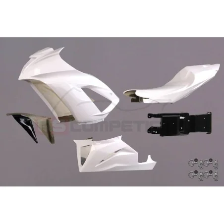 TF SUPERBIKE CARENADO DE FIBRA KAWASAKI ZX6R 2013-2018