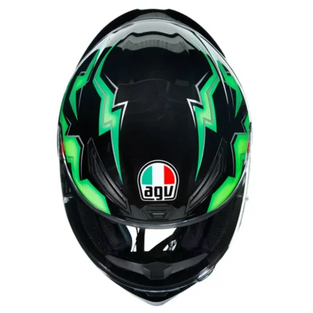 CASCO AGV K-1 KRIPTON BLACK / GREEN