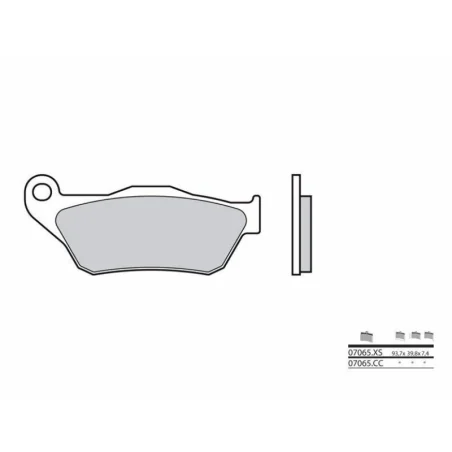 BREMBO 07065XS Pastillas de freno sinterizadas