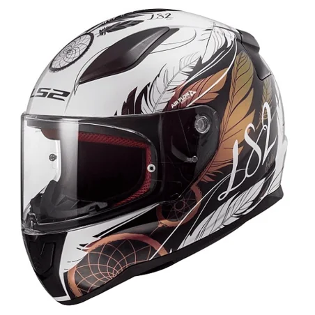 CASCO LS2 FF353 RAPID BOHO BLANCO / NEGRO / ROSADO