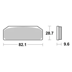 P845-DS1. Pastillas de freno SBS P845-DS1 DUAL SINTER 2