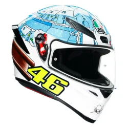 CASCO AGV K-1 S ROSSI WINTER TEST 2017