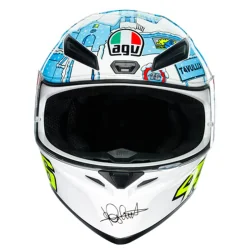 CASCO AGV K-1 S ROSSI WINTER TEST 2017 2