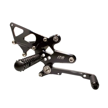 ESTRIBERAS MULTIREGULABLES - TIPO 1 - KAWASAKI 300 NINJA 2016 - NEGRO